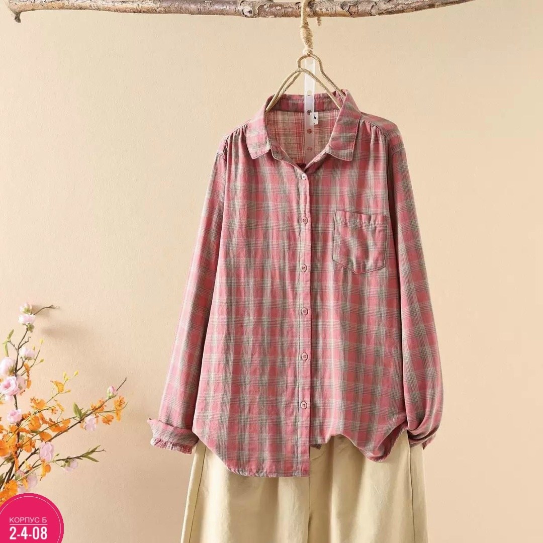 клетчатая рубашка женская,клетчатая рубашка,рубашка женская,рубашка в клетку повседневная,рубашка повседневная