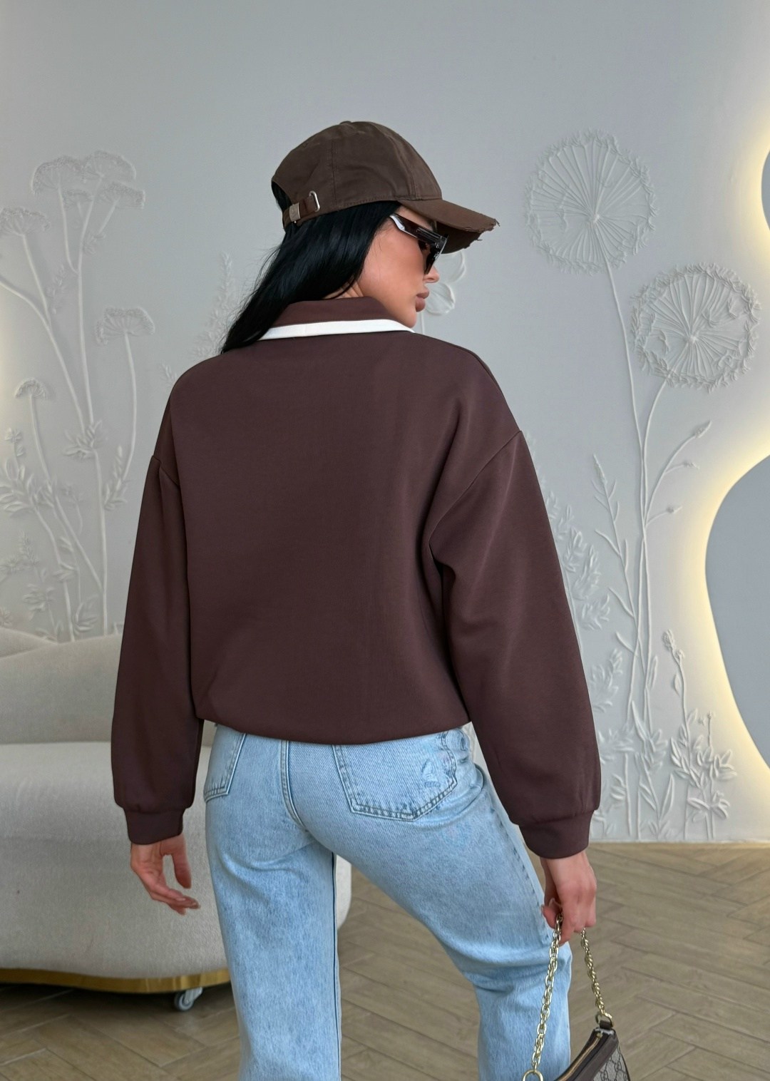 женская кофта,свитшот поло,свитшот женская,свитшот поло женский,свитшот оверсайз