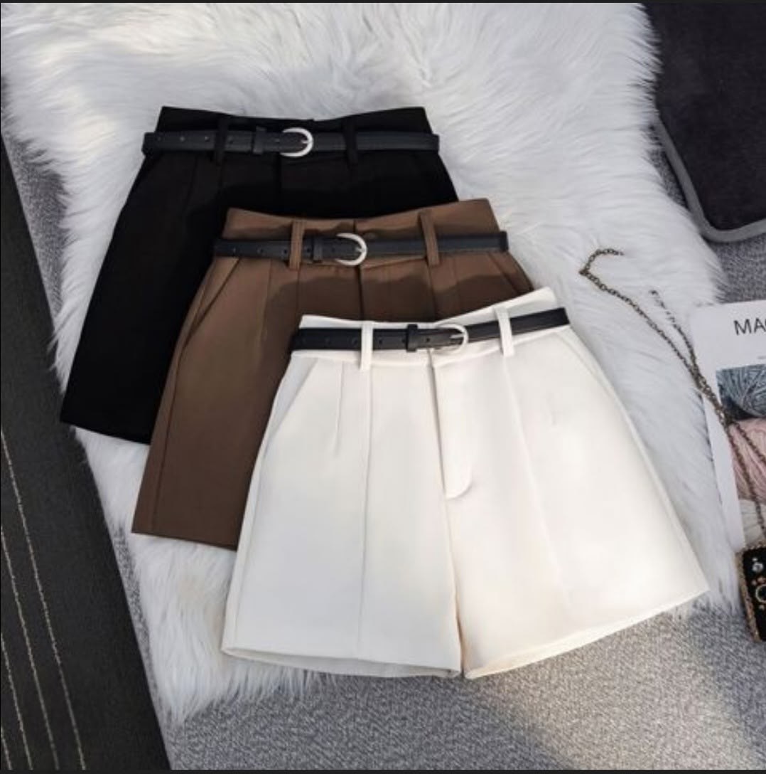 шорты женские с,шорты пояс,повседневные шорты,шорты с высокой талией,широкие шорты с поясом