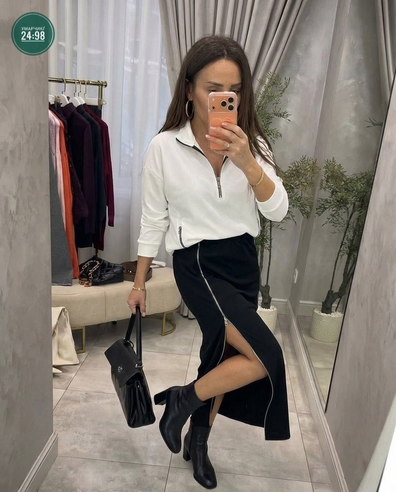 юбка стильная,однотонная юбка-макси с разрезом для женщин,юбка,модная юбка,юбка женская