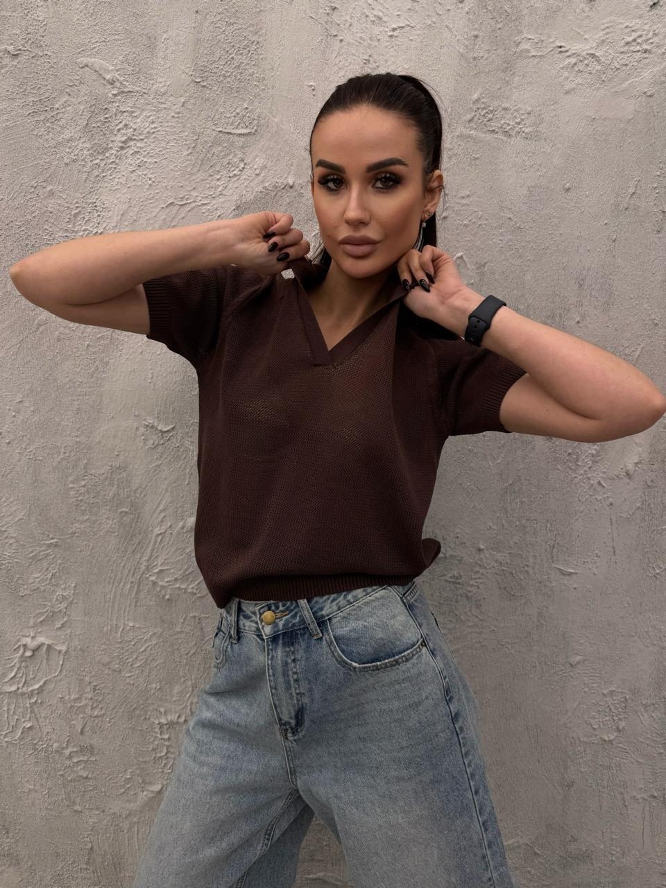 женская кофта,кофта поло,кофточка на замке,футболка поло женская,джемпер