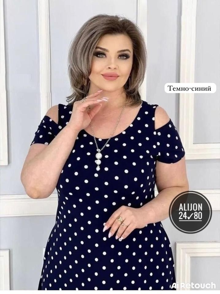 женское платье больших размеров,платье женское,платье большие размеры,платье горох,платье больших размеров