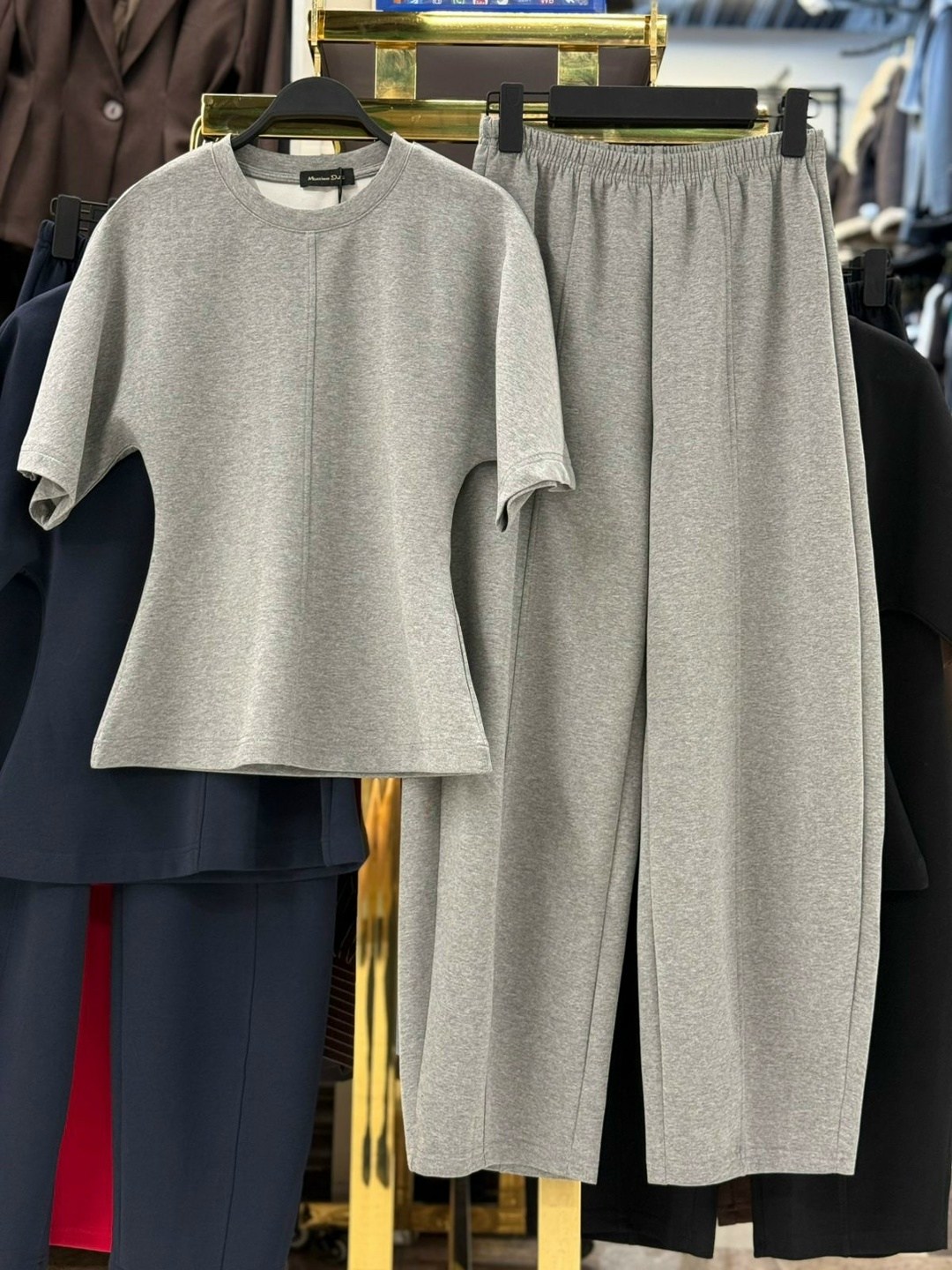 черные брюки широкие,женский костюм с брюками,женские костюмы,костюм женский черный