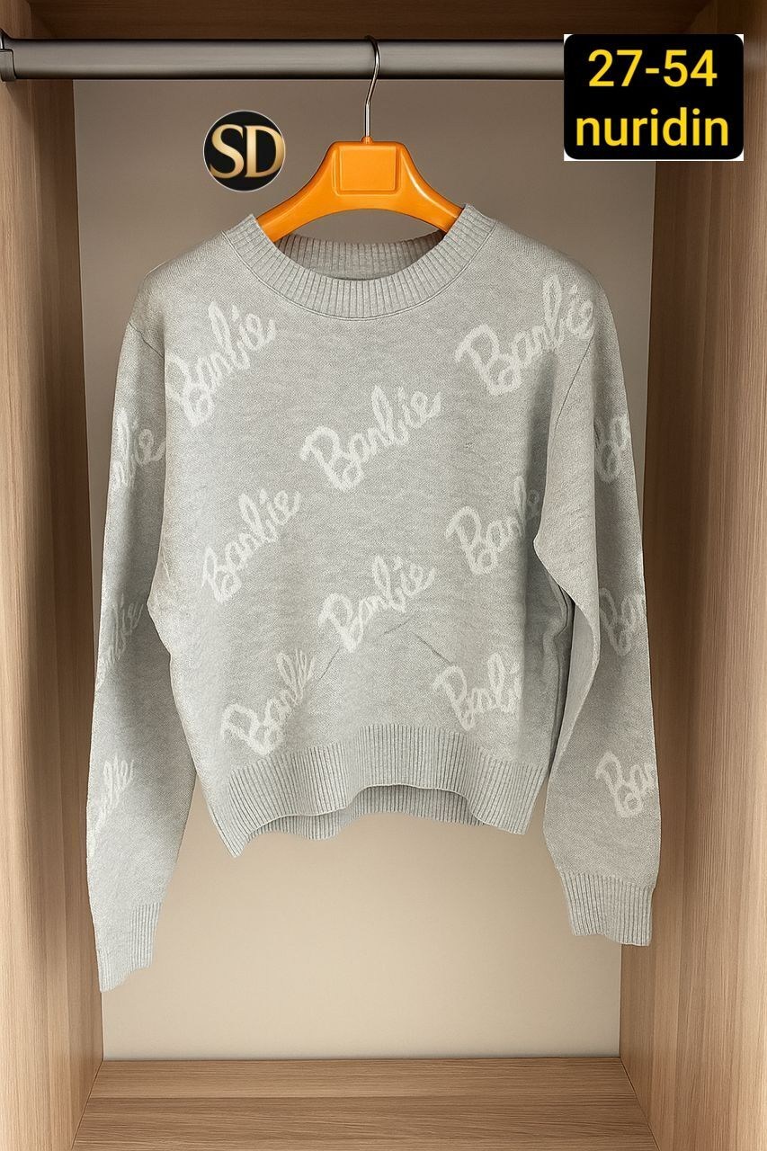 свитер женский,свитер оверсайз вязаный barbie,свитер,кофта женская,кофта свитер женский