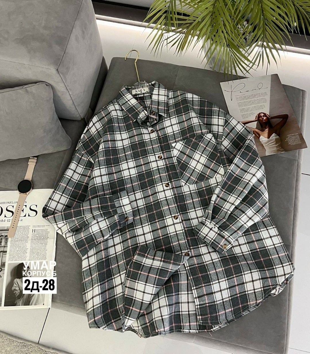 рубашка оверсайз в клетку betrendy wear,рубашка женская в клетку оверсайз,женская рубашка в клетку,рубашка женская,рубашка в клетку
