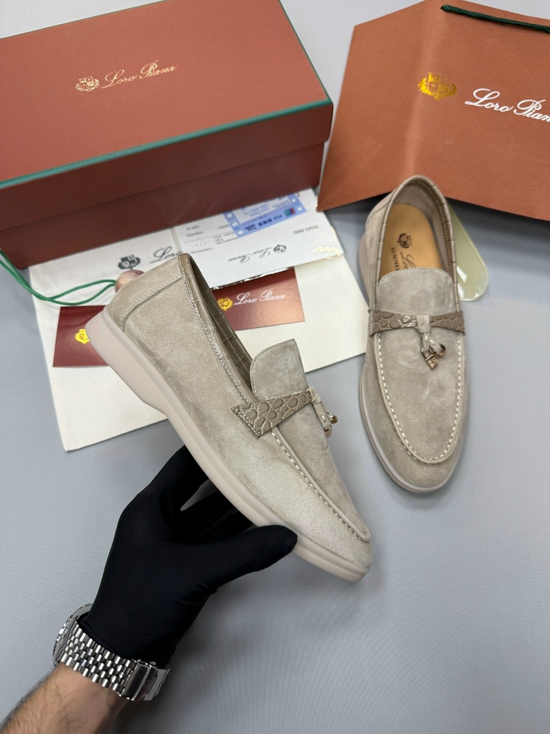 лоферы женские loro piana,,лоферы loro piana,loro piana замшевые лоферы,лоферы замш