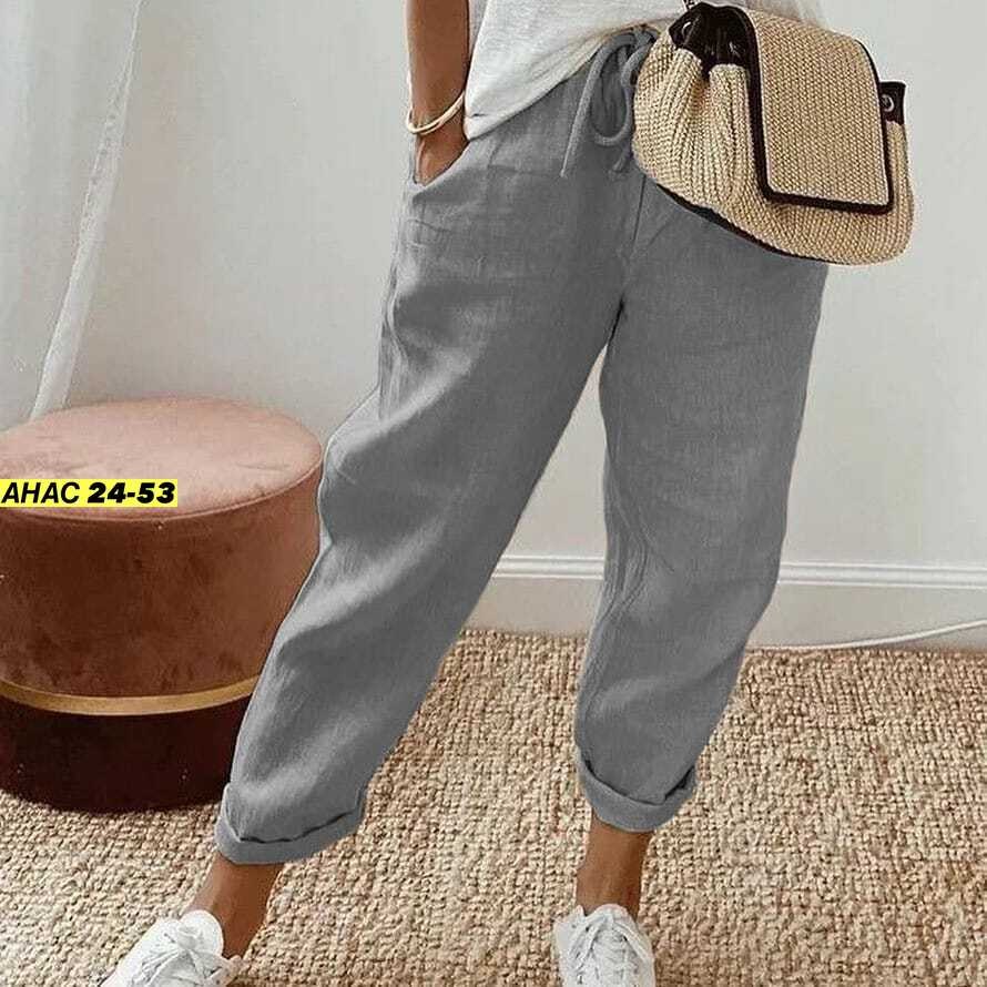 повседневные брюки,брюки женские,летние брюки,брюки свободные,брюки женские из хлопка и льна