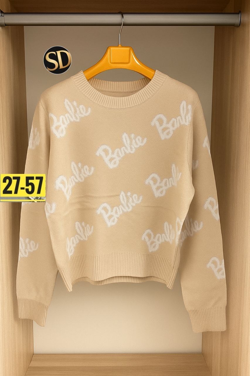 кофта женская,свитер женский,свитер оверсайз вязаный barbie,свитер,свитшот женский