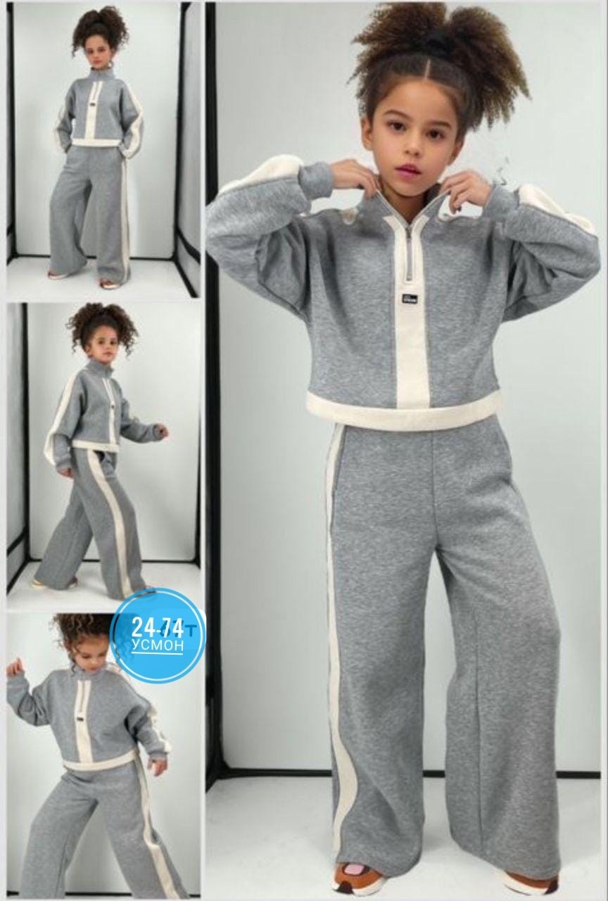 детский костюм из футера,повседневный костюм,костюм для девочек спортивный,костюм для девочек,спорт костюм