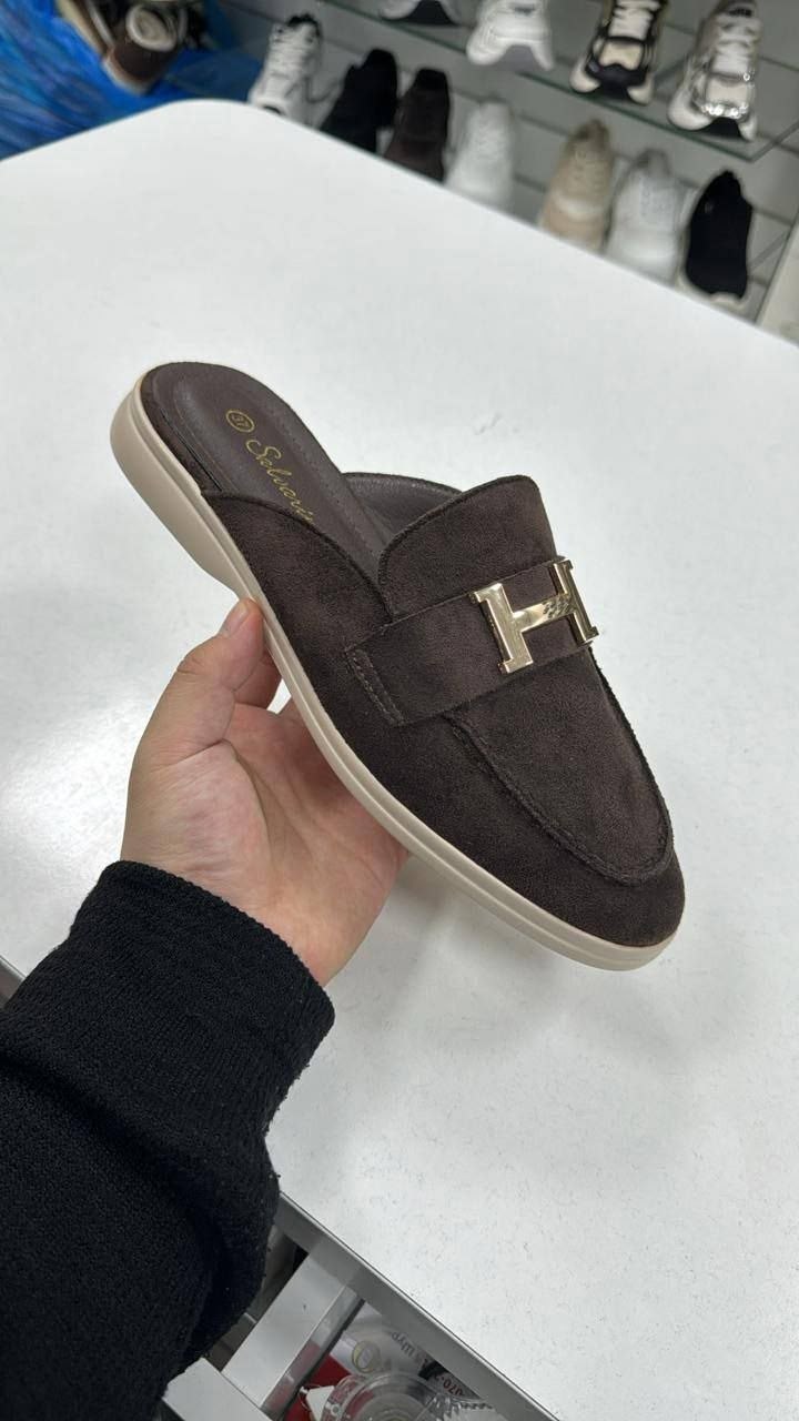 ,замшевые мюли,женская ,мюли женские,женские шлепанцы