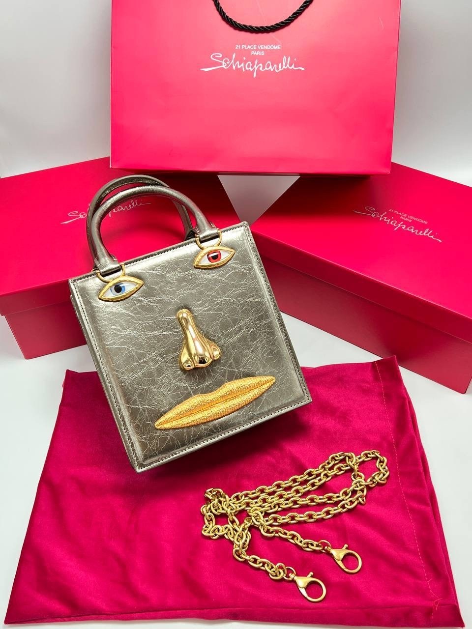 сумка-тоут schiaparelli,сумка schiaparelli,брендовая женская сумка,сумка,брендовые сумки