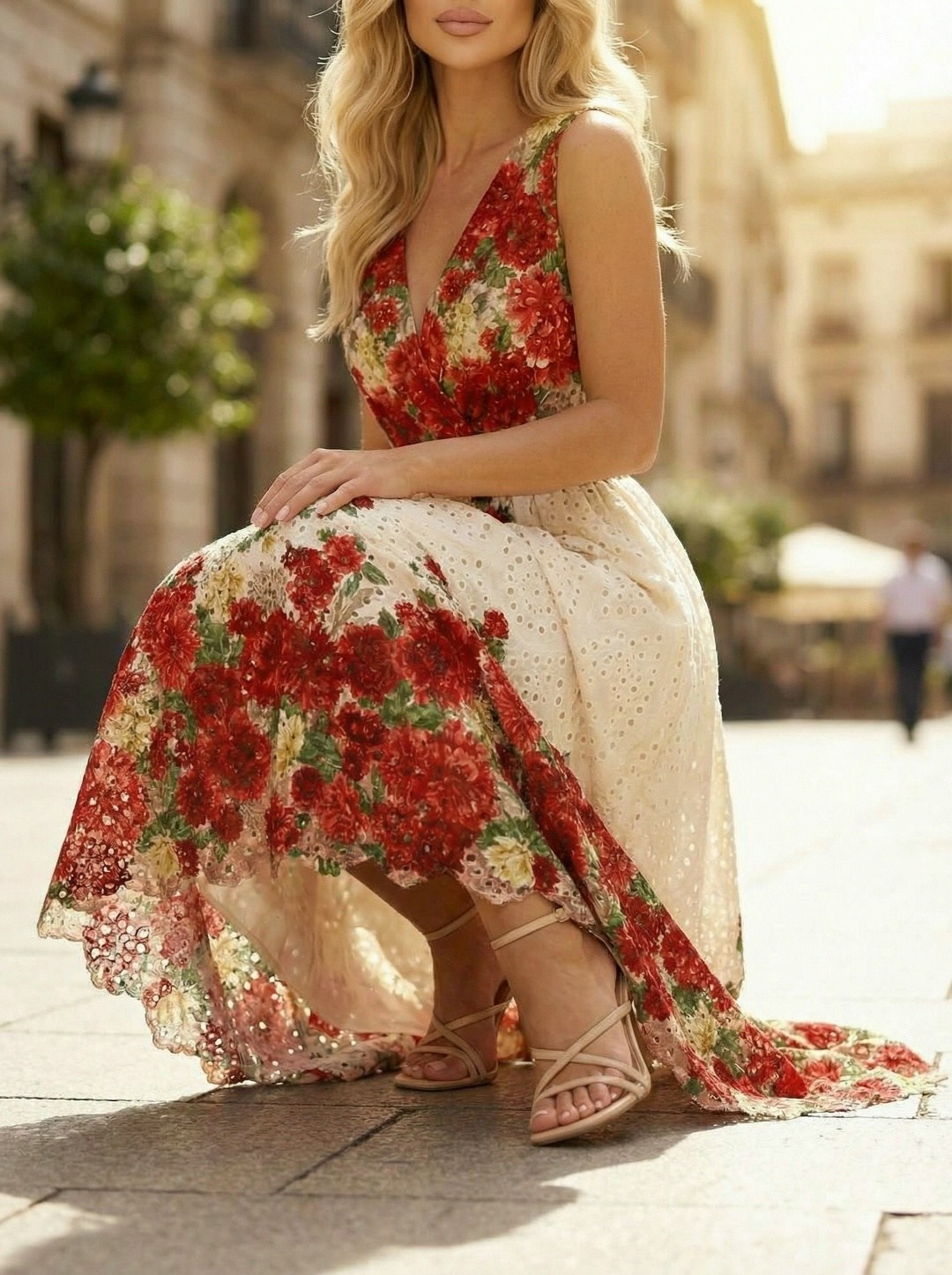 женщин,девушка в платье,высокая мода,роскошная блондинка