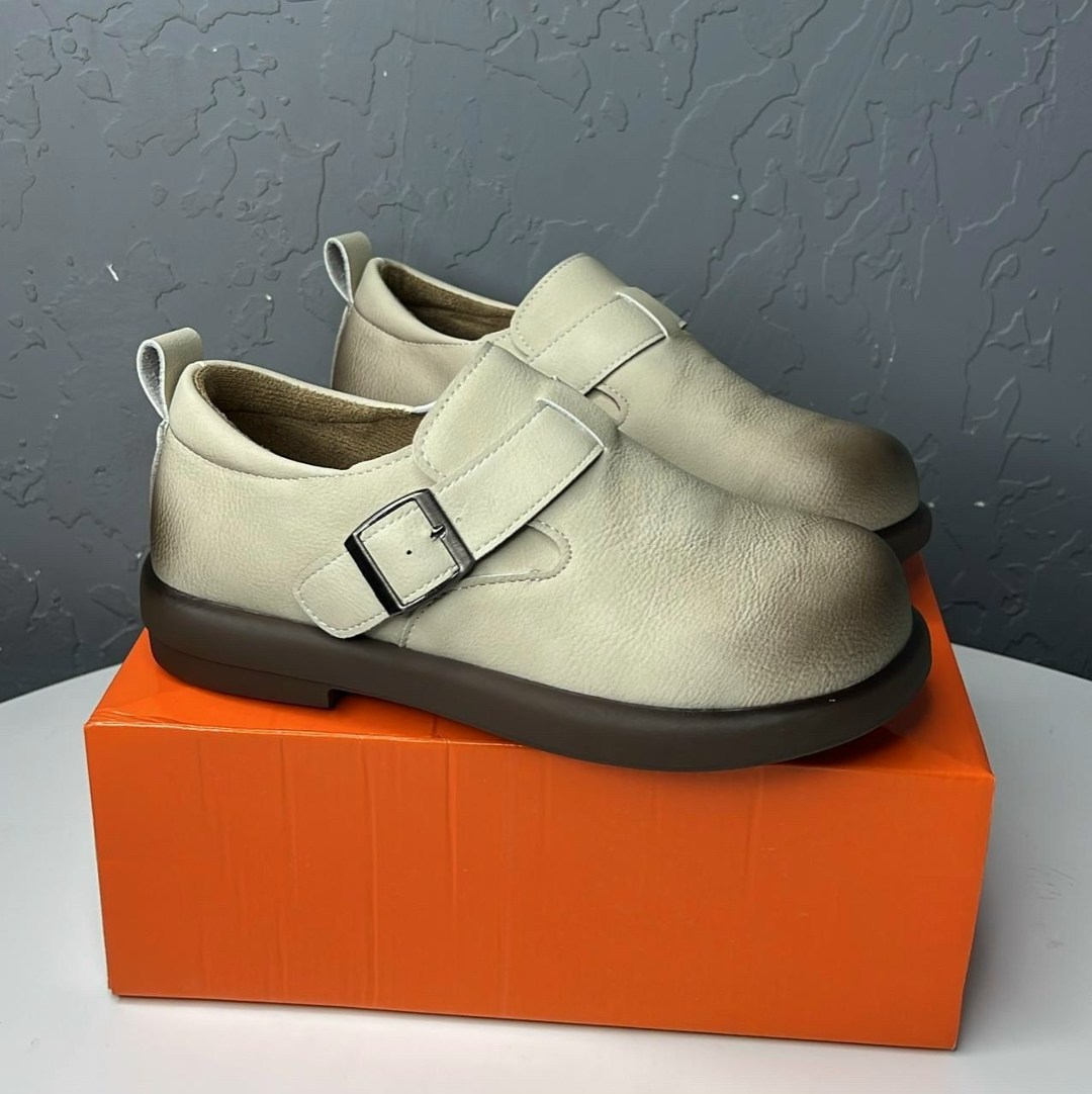 ,кожаные лоферы, на платформе,женская ,лоферы hermes