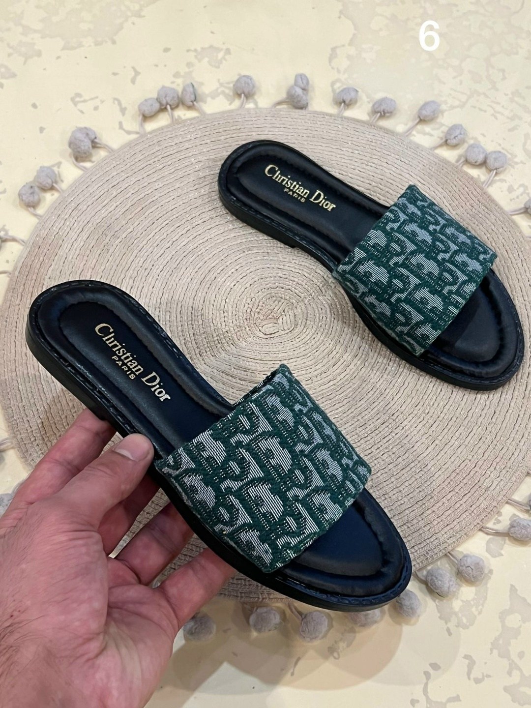 шлепанцы christian dior,christian dior dway шлепки,шлепки christian dior,,шлепки диор зелёные