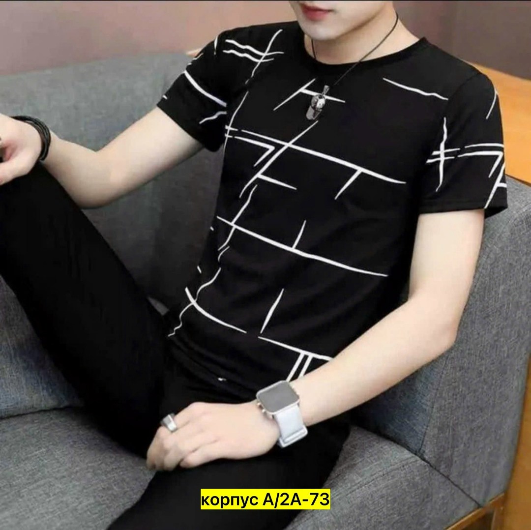 мужская футболка с короткими рукавами,футболка в корейском стиле,корейские футболки мужские,футболки для мужчин,мужская футболка
