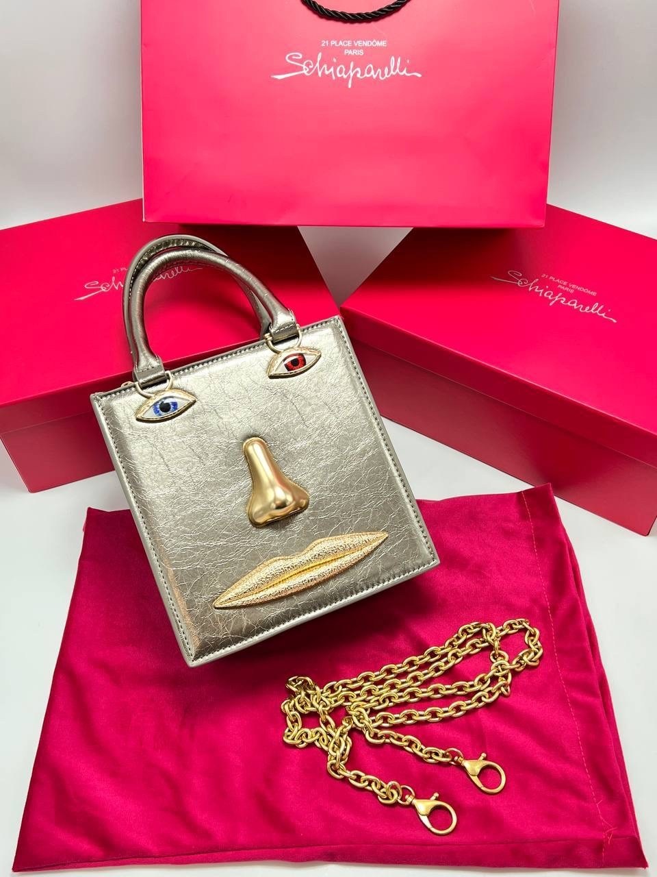 сумка-тоут schiaparelli,сумка schiaparelli,брендовая женская сумка,сумка,брендовые сумки