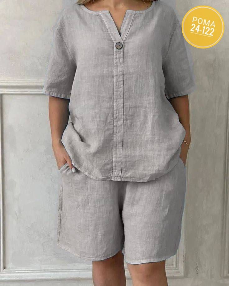 льняной костюм с шортами,костюм женский,летний костюм с шортами льняной,летние костюмы женские,костюм двойка женская