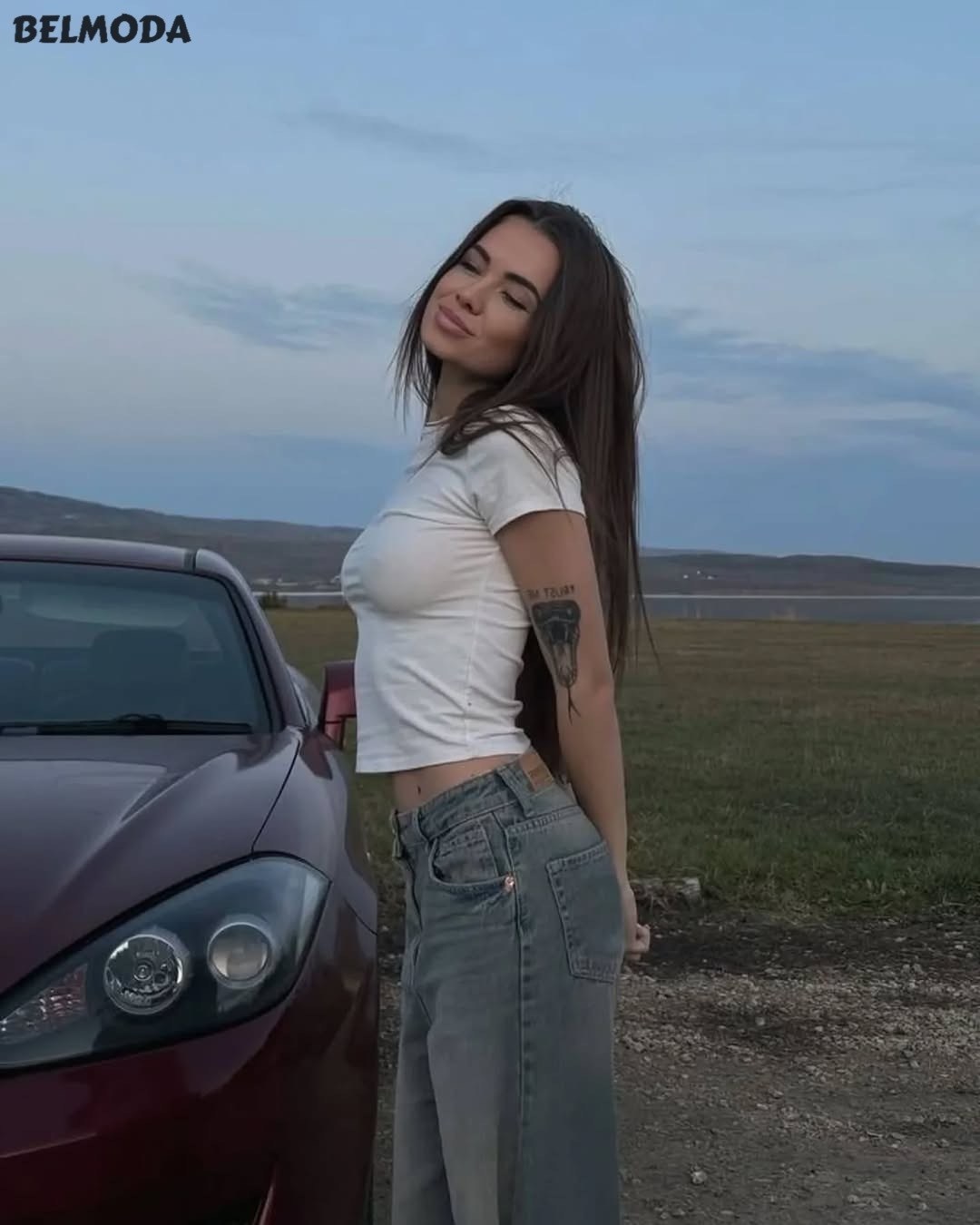 девушка,авто,автомобиль,hyundai coupe,hyundai coupe ii