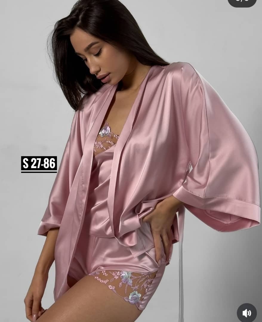 халат женский,атласный халат,пижама женская,халат пеньюар,пеньюар