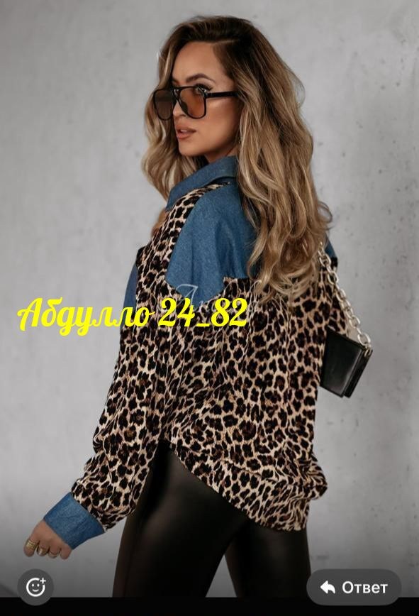 рубашка женская,женская джинсовая рубашка,леопардовая рубашка,повседневная рубашка,повседневная блуза