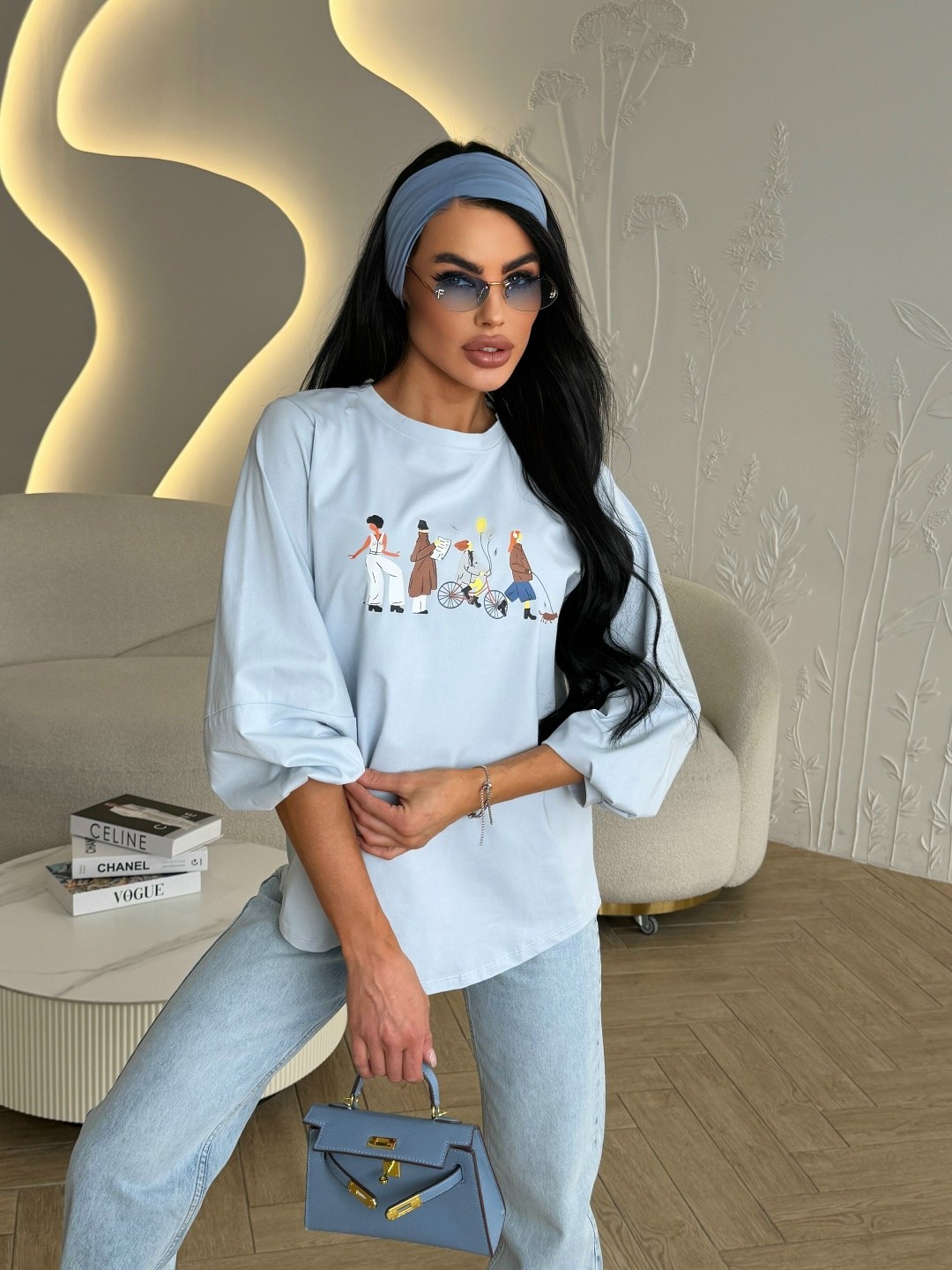 голубой свитшот,свитшот женская,свитшот свободного кроя,свитшот базовый,кофта оверсайз