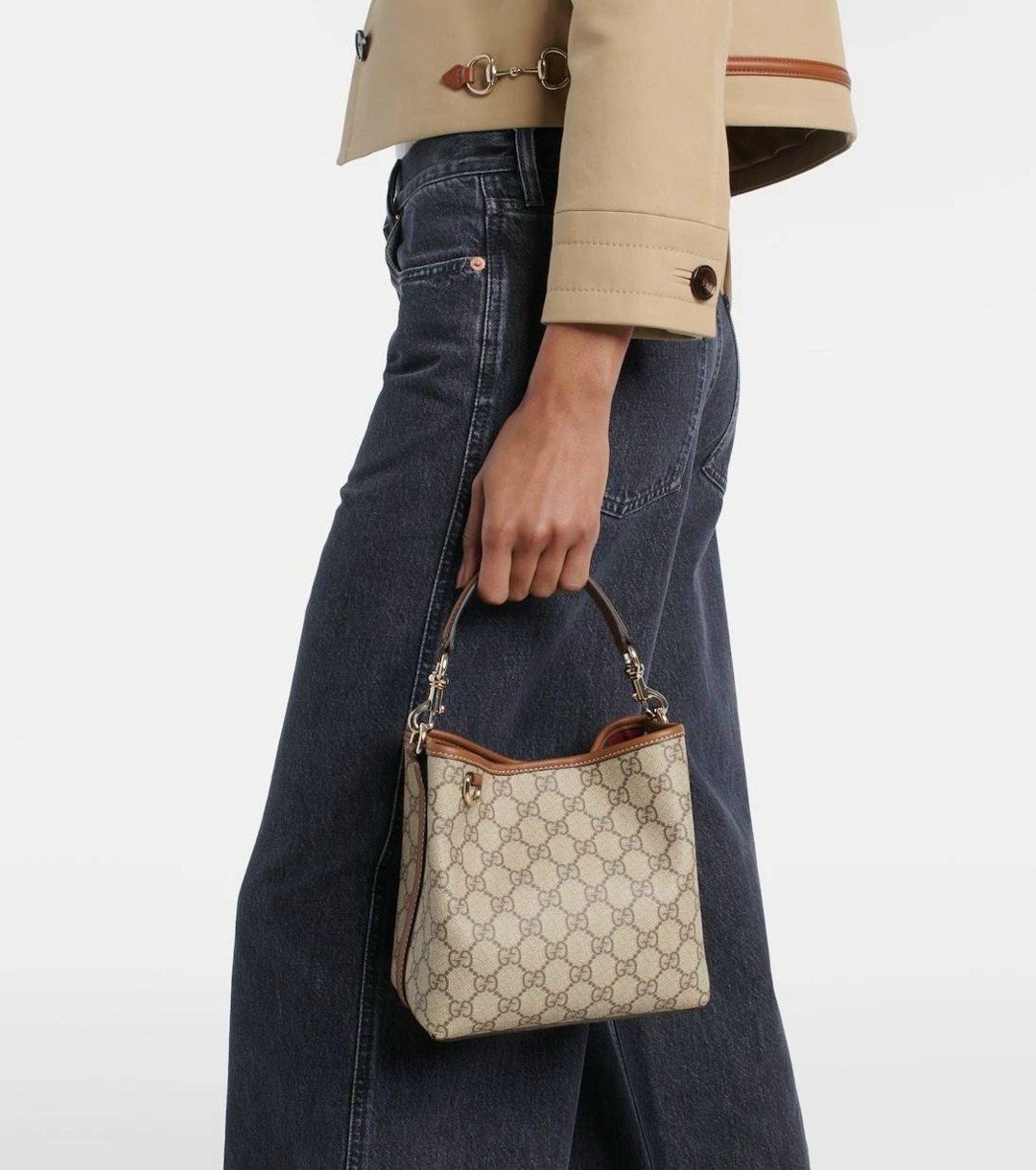 сумка-тоут из кожи double g gucci,gucci сумка,сумка через плечо модная и простая gucci,модная сумка,сумка через плечо gucci