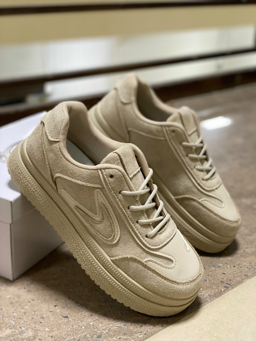 кроссовки женскиe,,бежевые кроссовки, повседневные,повседневные кроссовки