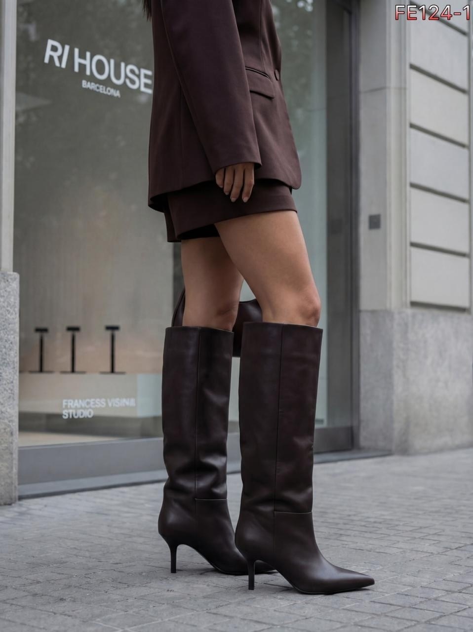 сапоги демисезонные на маленьком каблуке gh collection,сапоги,сапоги на каблуке,сапоги-трубы из натуральной замши и кожи,сапоги на высоком каблуке