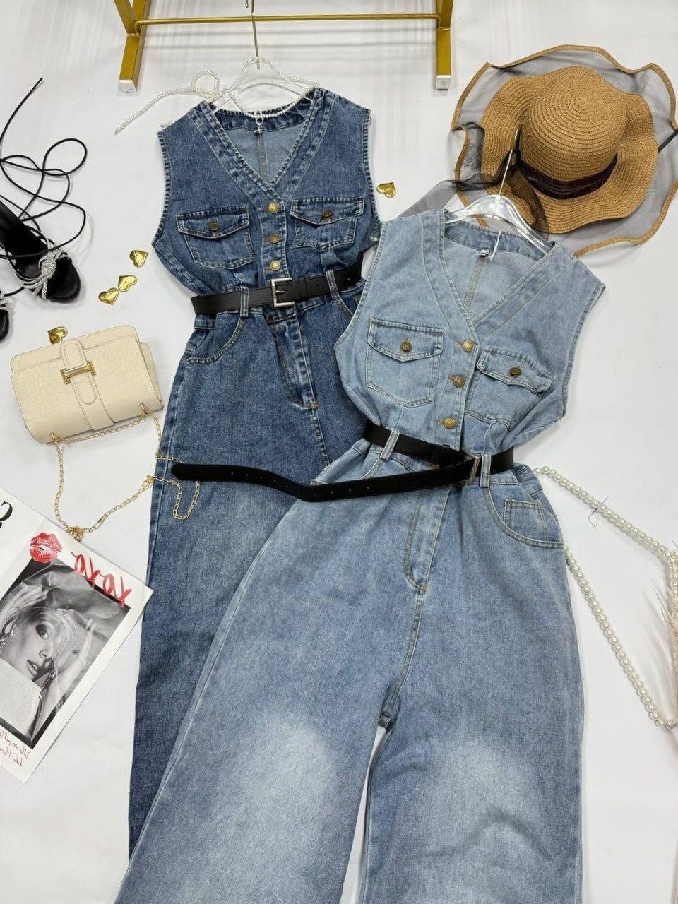 женский джинсовый комбинезон,джинсовый комбинезон,комбинезон джинс,джинсовый слитный комбинезон женский,женские комбинезоны