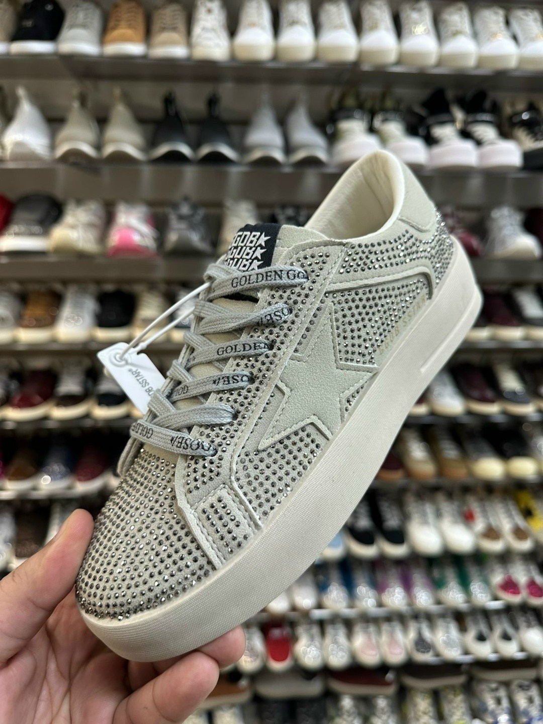 ,кроссовки golden goose,кеды golden goose,блестящие кроссовки,кроссовки женскиe