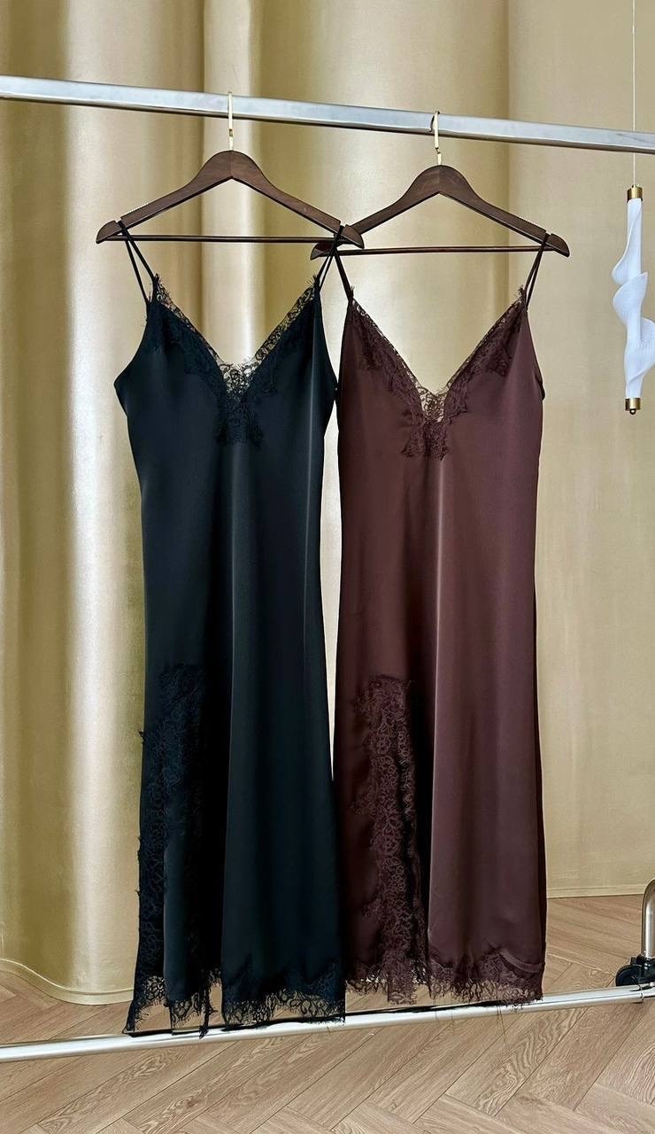 длинная сорочка на бретелях mia-amore adelina 4175 черный,длинная шелковая сорочка с кружевом mia-amore adelina 4175,элегантная длинная шёлковая сорочка чёрная с ажуром аделина 4175 mia-amore,элегантн