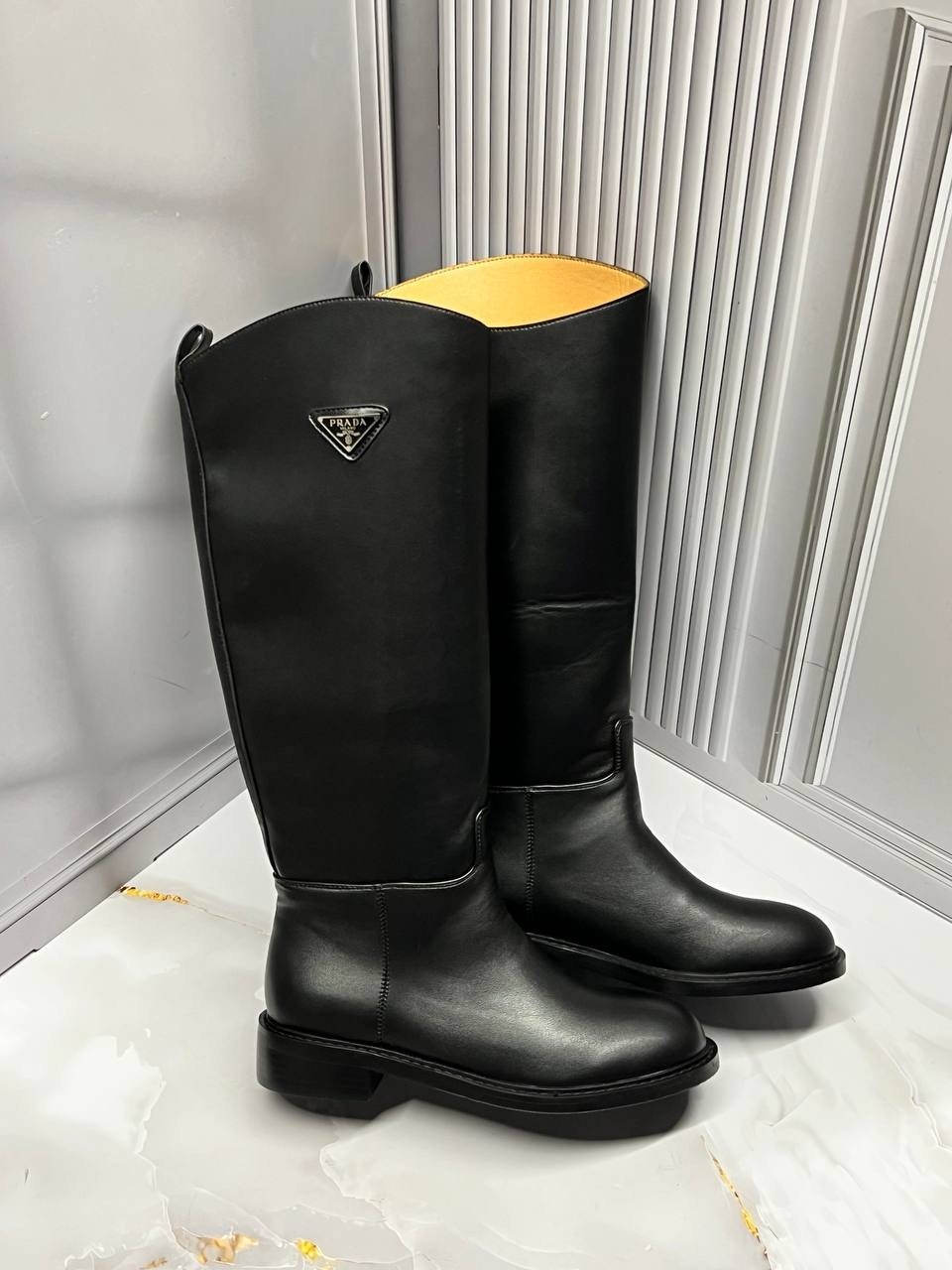 ,сапоги prada,женские сапоги,сапоги прада,сапоги прада черные