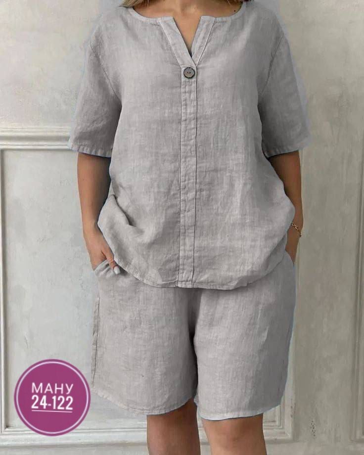 льняной костюм с шортами,костюм женский,летние костюмы женские,костюм двойка женская,летний костюм с шортами льняной