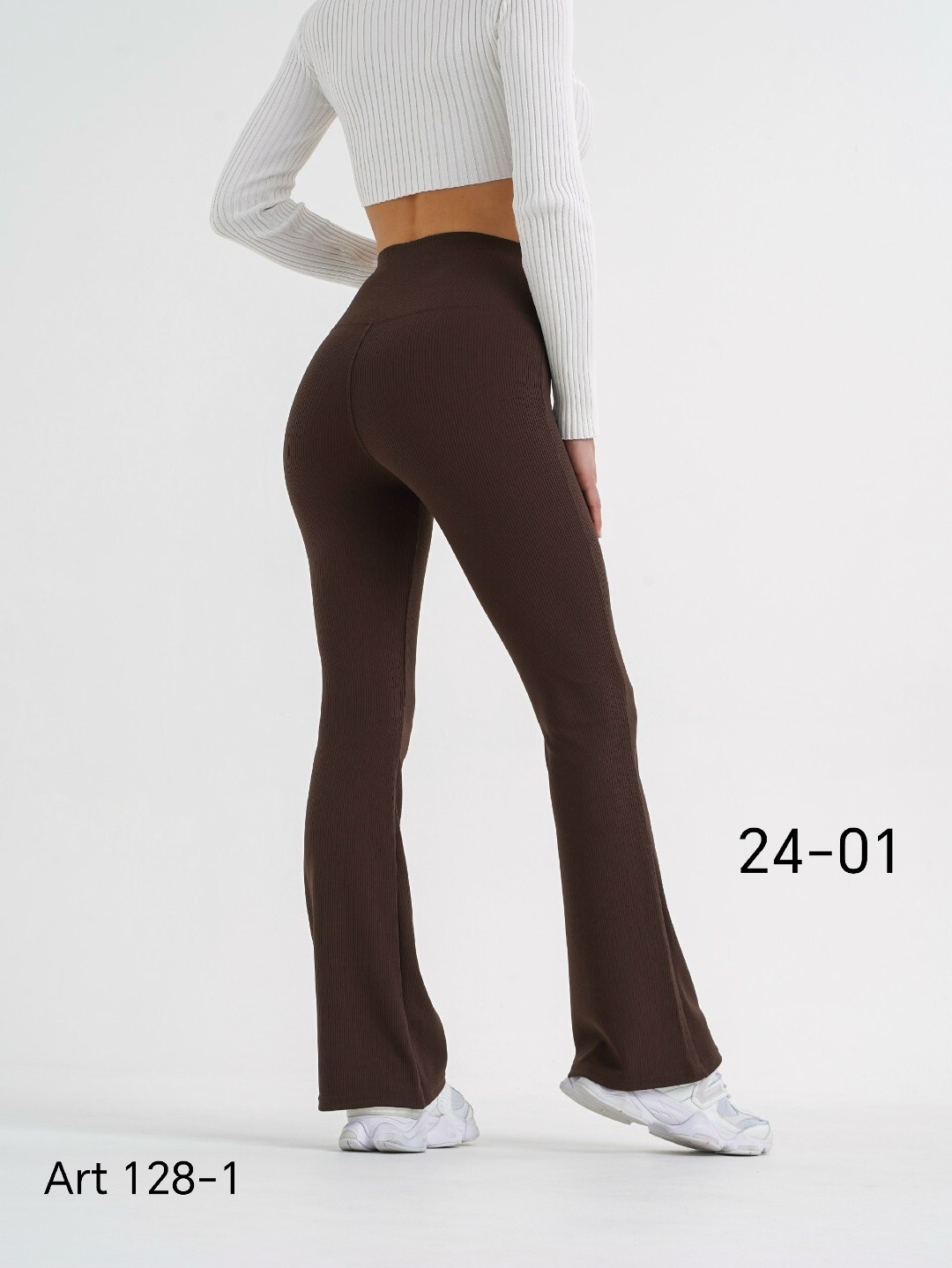 леггинсы женские клеш в рубчик,клеш легинсы,брюки клеш,брюки клеш легинсы клеш в рубчик размер 3xl коричневый,клеш лосины