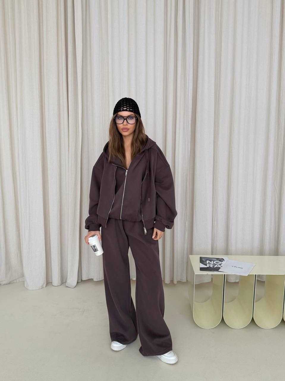 толстовка спортивная теплая на молнии fashion_ellie,костюм женский,толстовка флис,толстовка женская,спортивный костюм