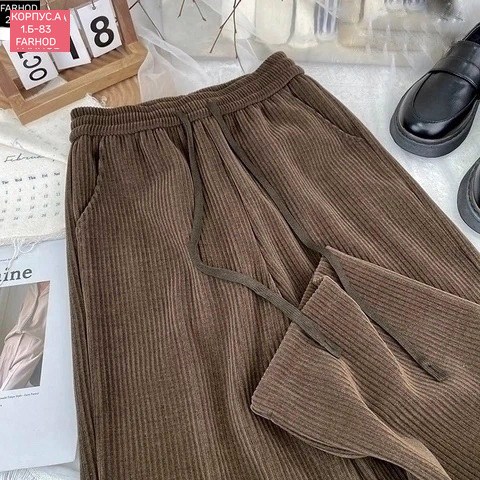 широкие велюровые брюки палаццо s-style,брюки велюровые широкие с высокой посадкой,брюки женские широкие,брюки вельветовые палаццо женские,женские брюки