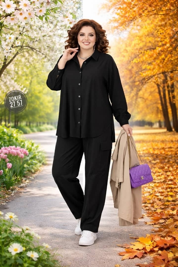 брючный костюм,комплект брючный,костюм с брюками,брючный женский костюм,брючный комплект ninele 6054 светло-коричневый