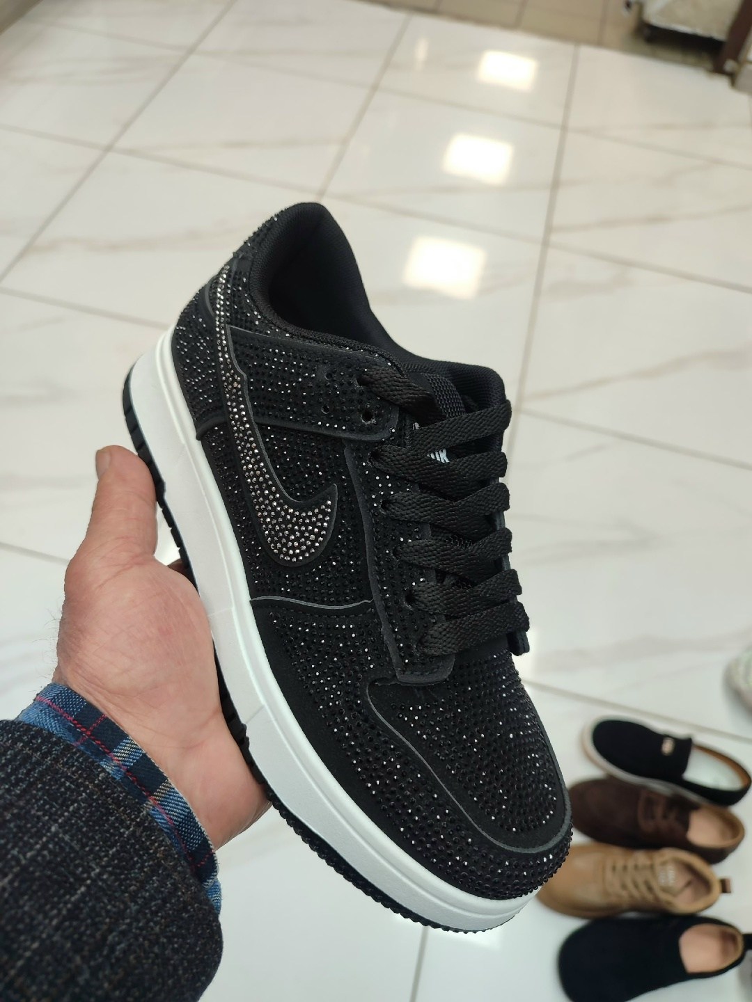 кроссовки,женские кроссовки, женская,nike air force 1 swarovski, кроссовки