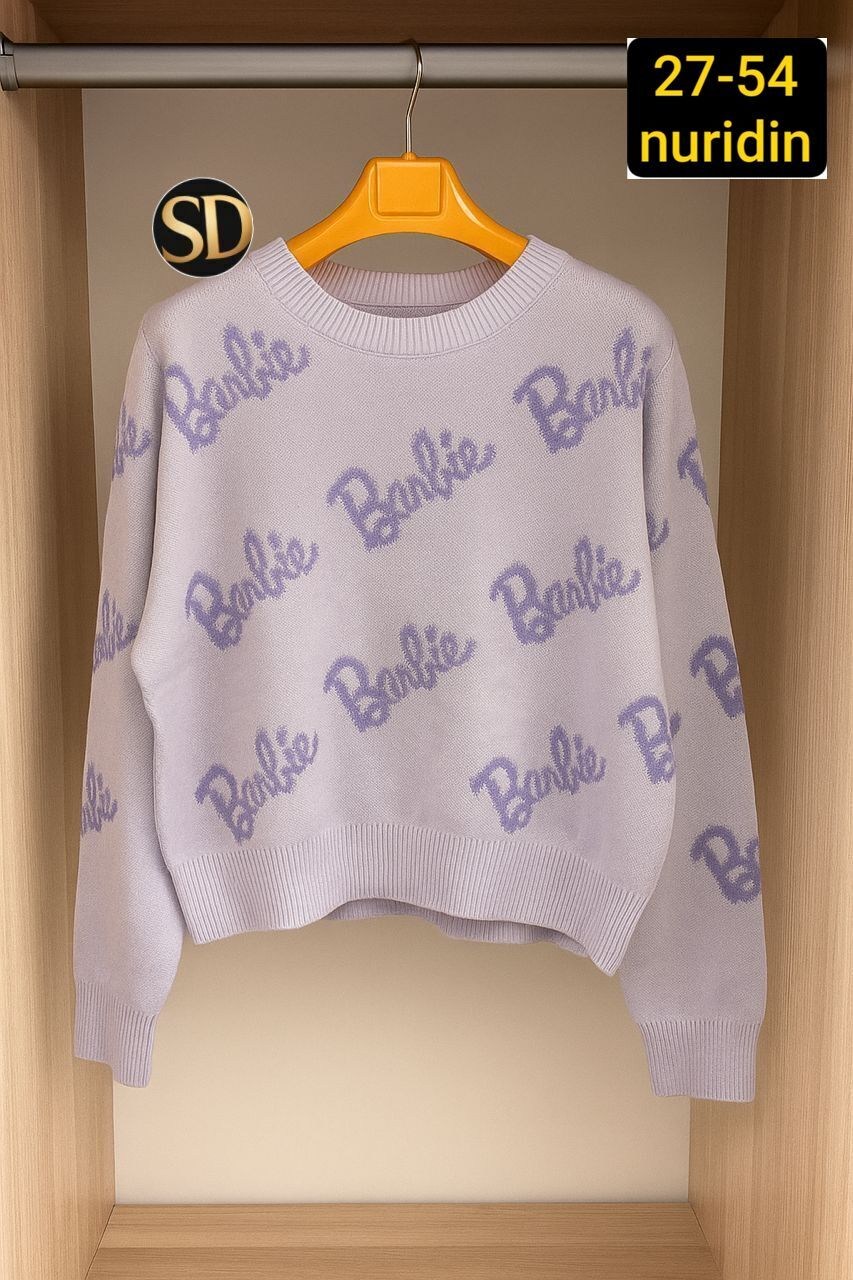 свитер женский,свитер оверсайз вязаный barbie,свитер,кофта женская,кофта свитер женский
