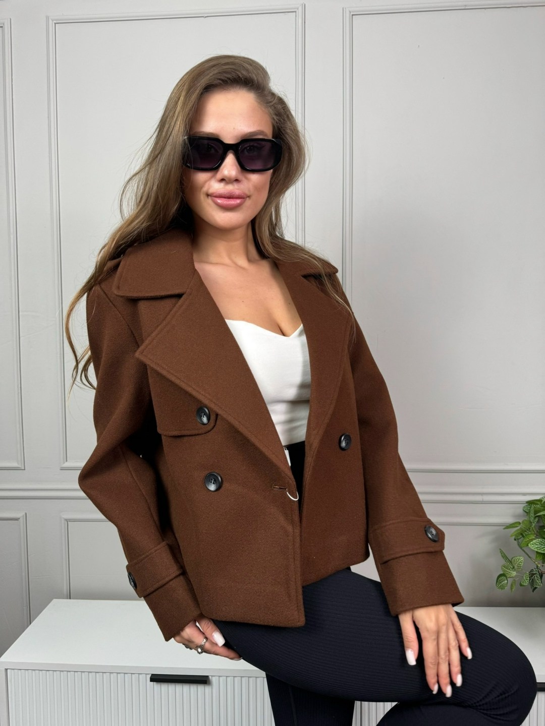 полупальто,полупальто из,женское пальто,черное пальто,пальто женское короткое