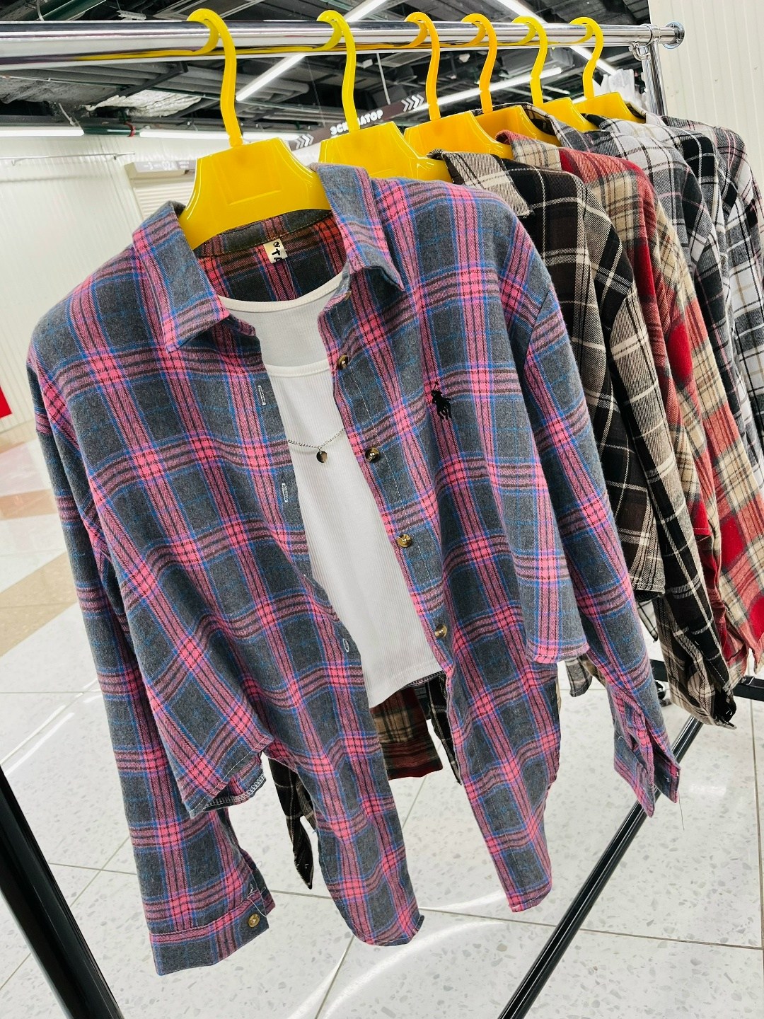 женская рубашка в клетку,рубашка клетка,рубашка в клетку женская оверсайз fittoria,клетчатая рубашка женская,рубашка в клетку женская оверсайз