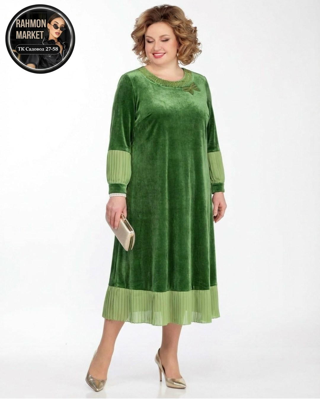 нарядное платье,платье,платье из бархата для полных,черное платье,вечернее платье