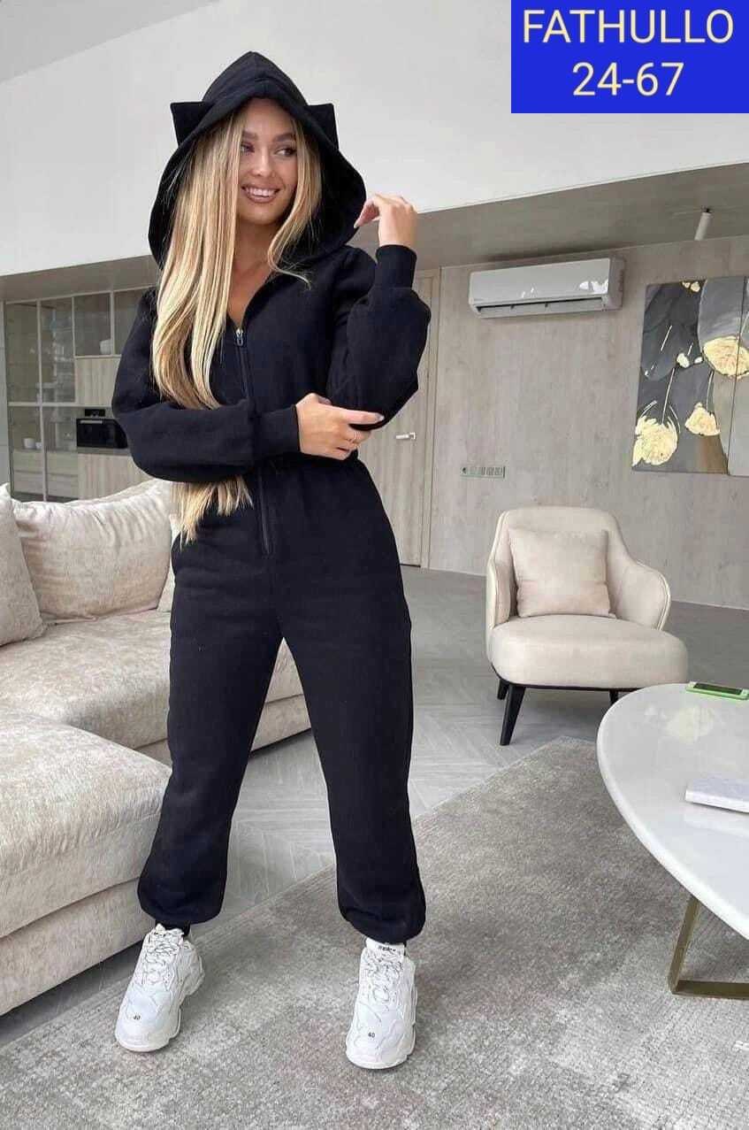 комбинезон на флисе,комбез из футера женский,комбинезон женский на флисе теплый,теплый комбинезон,комбинезон женский на флисе