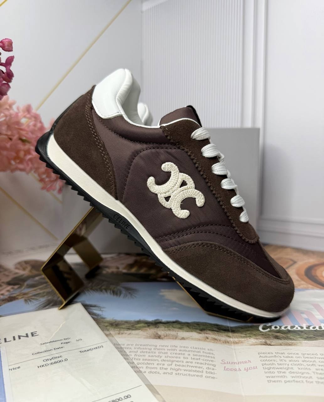 кроссовки celine,,женские кроссовки,замшевые кроссовки,спортивная