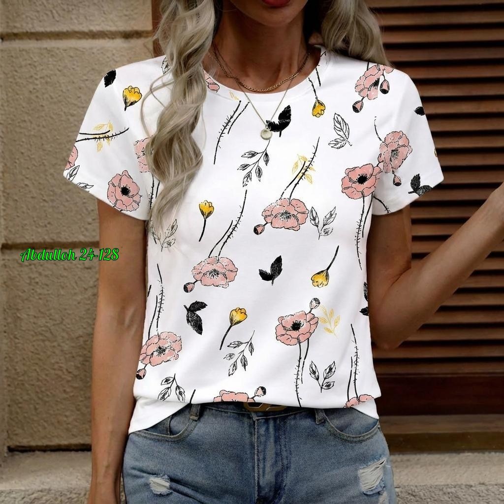 летние женские футболки,женская футболка,футболки женские с принтом,женские летние футболки с цветочным принтом,летние футболки