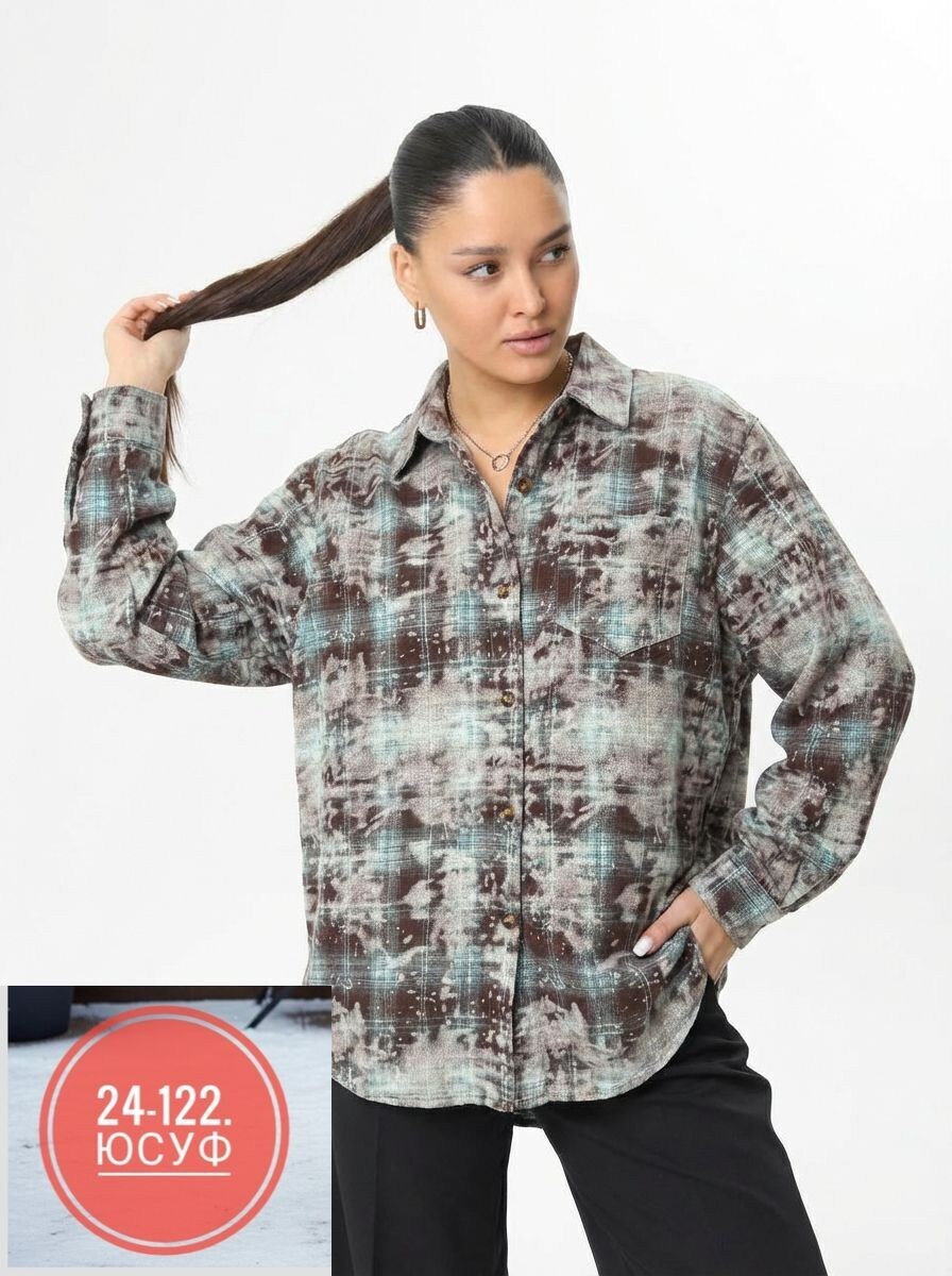 рубашка в клетку женская,рубашка в клетку оверсайз удлиненная ulashova,женская рубашка,рубашка в клетку,рубашка женская в клетку оверсайз