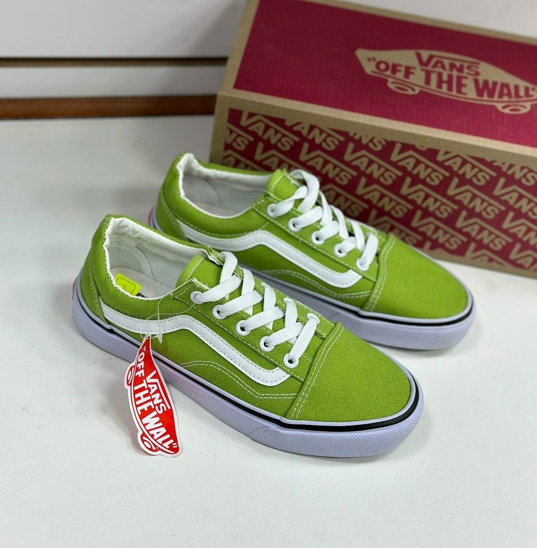 ,зеленые вансы,vans old skool,кроссовки vans,кеды низкие