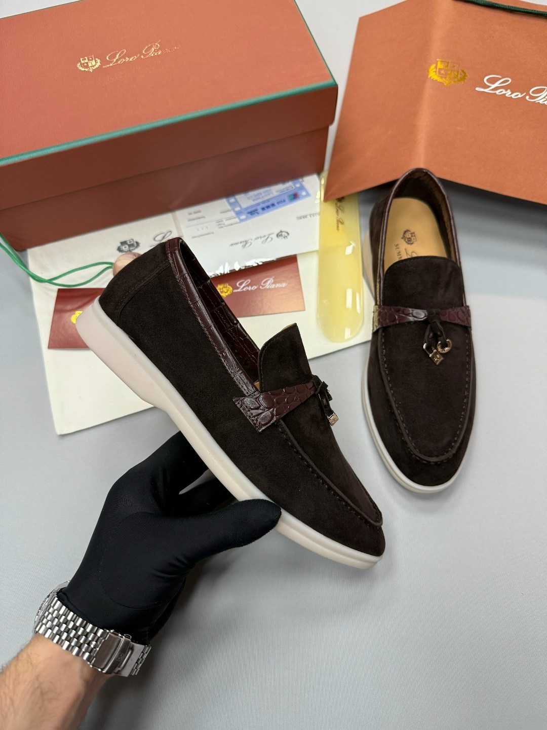 лоферы женские loro piana,,лоферы loro piana,loro piana замшевые лоферы,лоферы замш