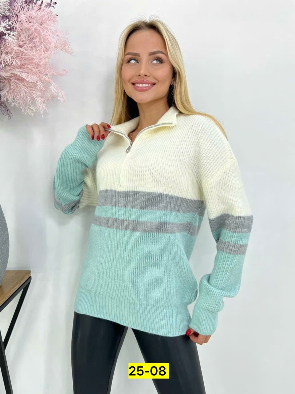 свитер кофта вязаная,женские вязаные свитера,кофта вязаная в полоску,свитера больших размеров,женский свободный свитер