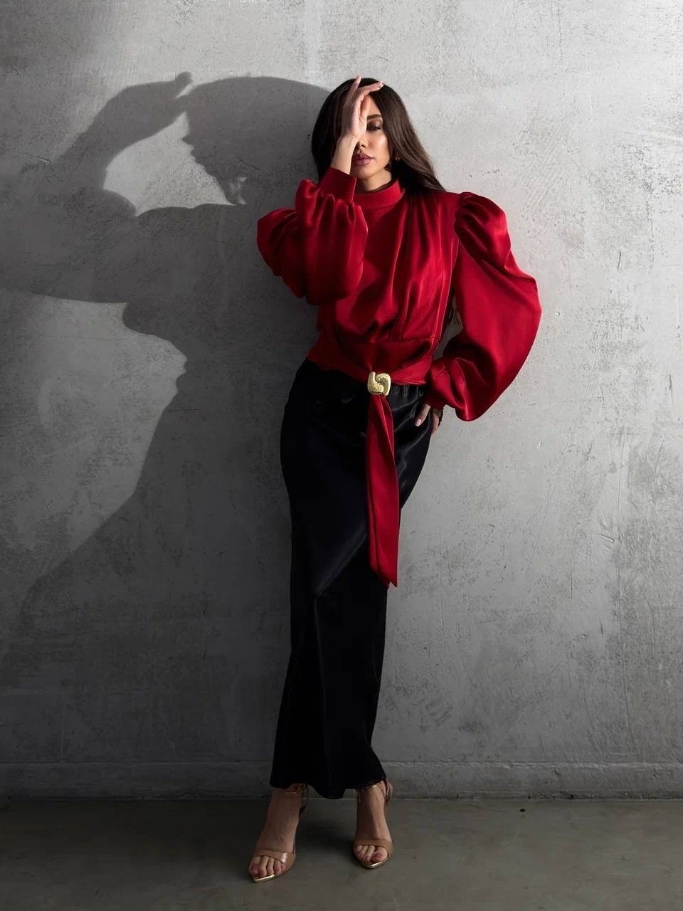 вечерняя блузка,красивая блузка,бордовое платье,красное платье,стильные наряды